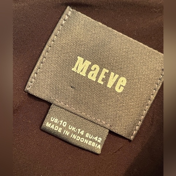 ANTHROPOLOGIE MAEVE Open Shoulder floral Flirty A-line  Dress Size 10 - Picture 7 of 9